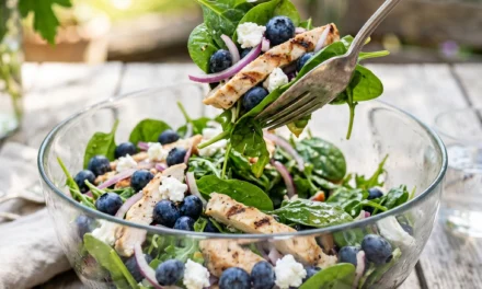 Blueberry Summer Salad with Chicken