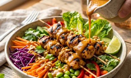 Chicken Satay Salad: A Flavorful and Refreshing Meal