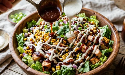 Creamy BBQ Chicken Salad: A Flavorful 20-Minute Meal