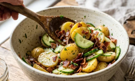 German Potato and Cucumber Salad