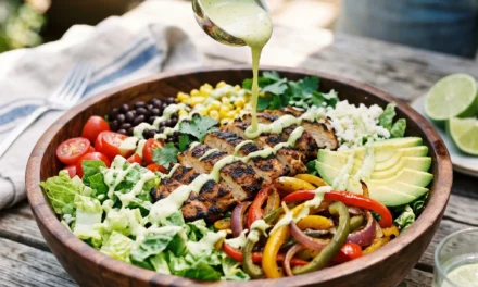 Grilled Chicken Fajita Salad