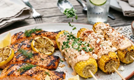 Grilled Salmon & Elote Corn: A Summer Feast to Remember