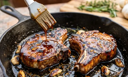 Honey Garlic Grilled Pork Chops
