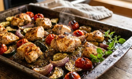 Sheet Pan Greek Chicken and Vegetables