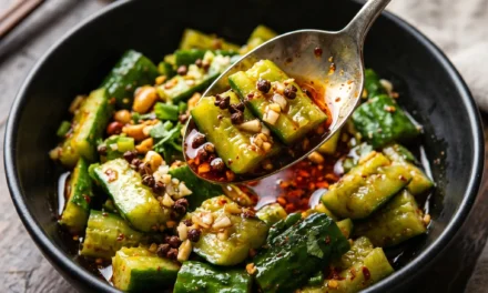 Spicy Cucumber with Sichuan Peppercorns: A Refreshing Delight