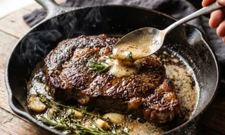 Butter-Basted Garlic Herb Skillet Steak