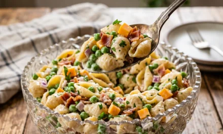 Cheddar, Bacon & Pea – A Cheesy, Savory Delight