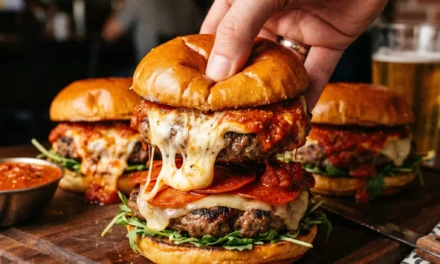 Grilled Pizza Burgers: A Flavorful Twist on Classic Burgers