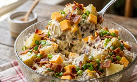 Loaded Baked Potato Salad: A Creamy and Flavorful Delight