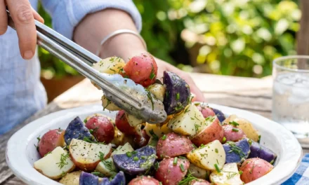 Red, White & Blue Potato Salad: A Festive and Flavorful Side Dish